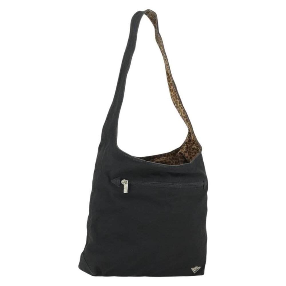 Authentic BOTTEGA VENETA Shoulder Bag Nylon Brown